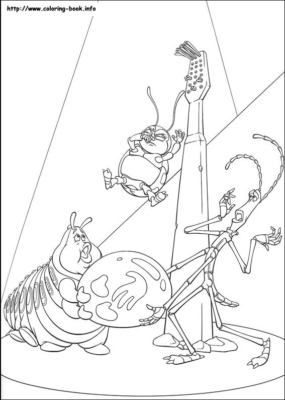 A Bug's life coloring picture